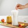 Restaurantware Basic Nature 8.3 Inch Disposable Straws 100 Sustainable Straws