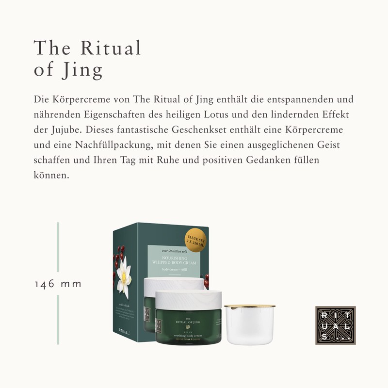 Jing Body Cream + Refill Pack