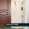 TOPGREENER Wall Countdown Timer Switch, 1-5-10-30-45 min, 1-2-4 Hour, Light