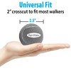 Top Glides Precut Walker Tennis Ball Glides - Gray -