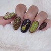 Dujjoni Bear handmade nail tip - Petit Round / 두쫀이