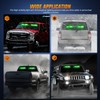 Nilight 40LED Green Emergency Strobe Traffic Advisor Light Bar with