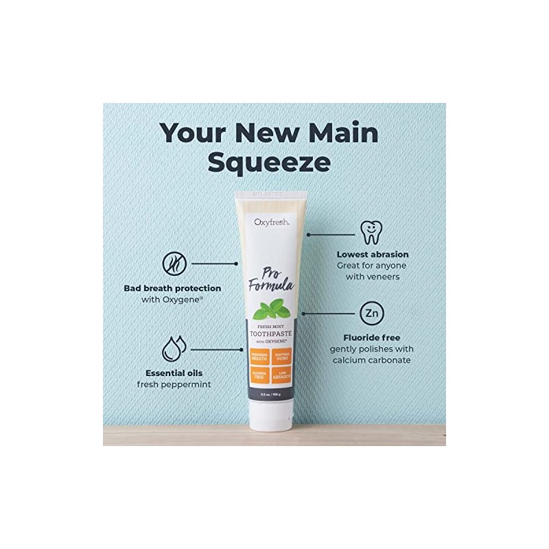 Oxyfresh Original Mint Toothpaste: For Long-Lasting Fresh Breath & Healthy