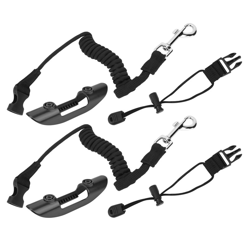 Kayak Canoe Paddle Safety Rope Holder Clip Boat Mount Kit