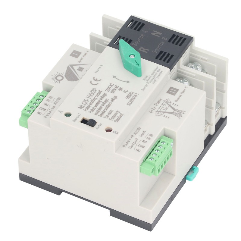 Dual Power Automatic Transfer Switch 2P PV to Utility Mini