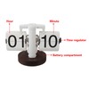 Flip Desk Clock Retro Single Sided Battery Powered Retro Vintage