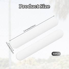 80 Pcs Hat Liners Sweat Protection, Hat Sweat Liner, Skin Friendly Absorbent Disposable Cap Sweatband for Men Women Golf Baseball Tennis, Sweat-Absorbing Supplies (White)