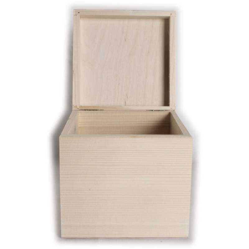 Cube Square Wooden Box | 16 x 16 x 16
