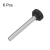 sourcing map 6pcs Knurled Clamping Knobs Thumb Screws M10 x