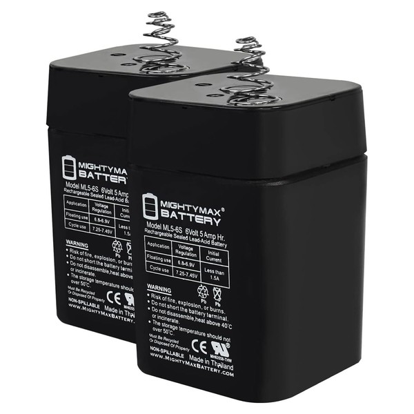 Mighty Max Battery 6V 5AH SLA Replacement Battery Compatible with