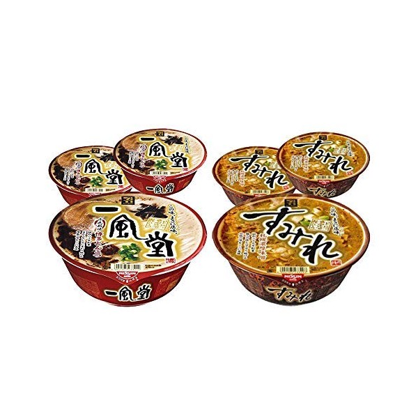 [Value Pack] IPPUDO & SUMIRE Japanese Famous Ramen Shop's Instant Noodle 3by3 Set 一風堂 & すみれ