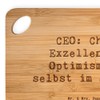 Mr. & Mrs. Panda Bamboo Chopping Board Saying CEO Optimism