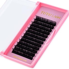 Faux Mink Individual Eyelash Extension Lash Trays Classic Russian Volume Eyelashes Tutu Lash (C Curl 0.07 Volume, Mix 8-15mm Lengths)