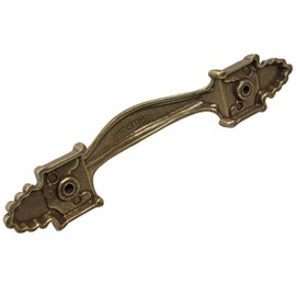 GlideRite Hardware 4116-AB-50 3.5 inch Cc Antique Brass Deco Cabinet Pull 50 Pack