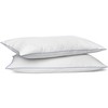 SILUI Flat Soft Thin Pillows Queen Size Set of 2