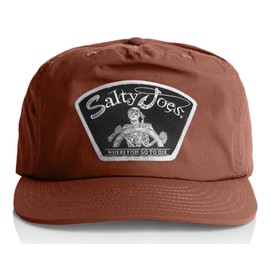 SALTY JOES Back from The Depths Patch Surf Hat: 100% Nylon, Water Resistant Surf Hats for Men, Trendy Hats for Men and Women, Surfer Hat, Fishing Hat-One Size-Clay