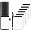 8 Pcs Mini Pocket Notepad A7 Holder Set, Small Notepad