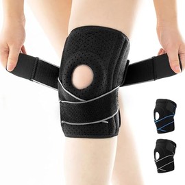 Rodillera Ortopedica, 1Pz Rodilleras Deportiva para Dolor de Rodillas, Rodillera Gym Ajustable con Protector Estabilizador para Gym, Basquetbol,...   