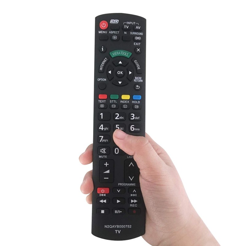 FOXRMT Replacement Panasonic Remote Control for Panasonic Smart TV N2QAYB000487