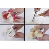Stainless Steel Peeler, Long Vegetable Peeler, with plastic safety cover,