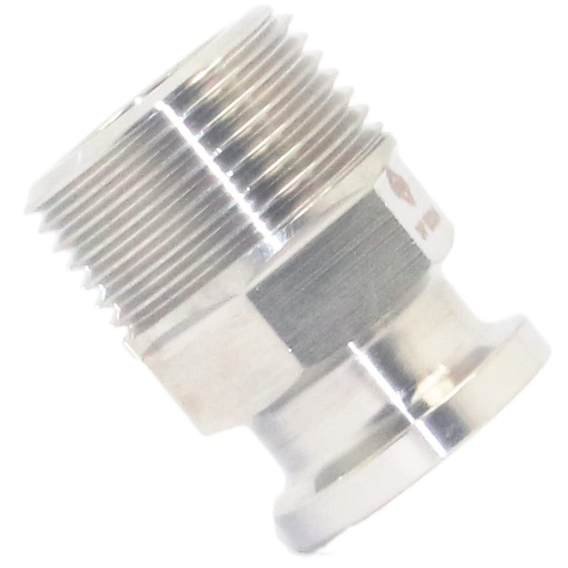 QiiMii 3/4" Tri Clamp Adapter to 3/4" MNPT Thread Ferrule