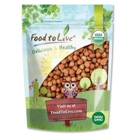Organic Turkish Hazelnuts, 8 Ounces – Non-GMO, Raw Filberts, Whole Nuts, Shelled, Unsalted, Kosher, Vegan, Bulk. Crunchy, Wholesome Snack. Rich in Vitamin E, Protein. Great for Baking, Trail Mixes.