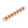 HARFINGTON Wood Clay Roller 4" Grass Pattern Rolling Pins Wood
