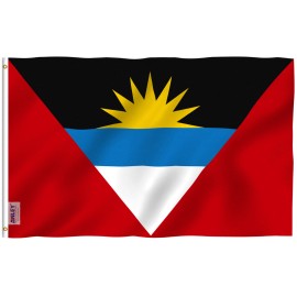 Anley Fly Breeze 3x5 Foot Antigua and Barbuda Flag -  Antiguan Barbudan Flags
