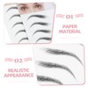 TOVINANNA 2pcs Imitation Eyebrow Transfer Stickers for Women Men Easy