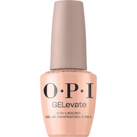OPI GELevate 4-in-1 Nail Builder Gel | For the Fill of It, Warm Pink Color | UV Cure Gel Builder Nail Polish | Vegan | 15 ML