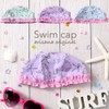 Arisana Swim Cap, Kids, Girls, UV, Swimming Cap, Seashell, Mint,