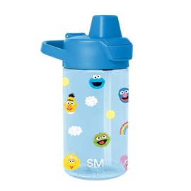 Simple Modern Sesame Street Kids Water Bottle Plastic BPA-Free Tritan Cup with Leak Proof Straw Lid | Reusable and Durable for Toddlers, Boys | Summit Collection | 12oz, Sesame Street Pals
