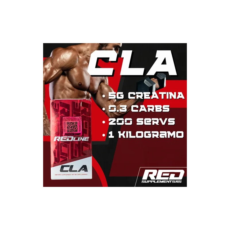 Cla Ácido Linoléico Redline 500mg Creatina Crea Mass 1kg