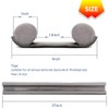 Under Door Draft Stopper 37 Inches Cuttable and Washable,Twin Door