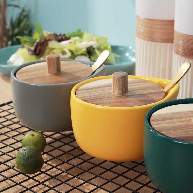 everous Salt Box base grey color Salt Cellar Elegant Design