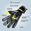 HO Soccer KORAZA Unisex Adult Lime Goalkeeper Gloves, Grey/Lime, Size
