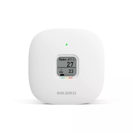 Inkbird Radon Detector Air Monitor Alpha Spectrometer Sensor pCi/L Bq/m³ Switch