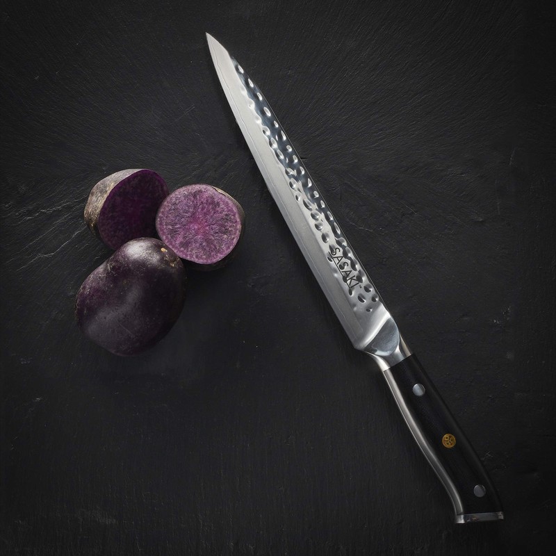 Sasaki Takumi Japanese AUS-10 Stainless Steel Slicing Knife with Locking