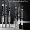 YuYBrightmi Square Hole Mortise Chisel Drill Bit Tools 1/4", 5/16",