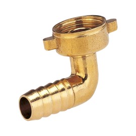 GARDENA Brass elbow: Brass angle with 26.5 mm (3/4 ") - Thread, For 13 mm (1/2") - Tubing For easy Change Of direction (7286-20)