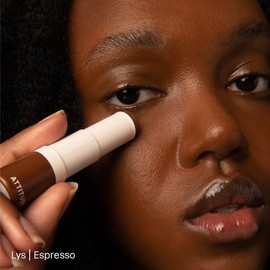 ATTITUDE Oceanly Light Coverage Under Eye Concealer Stick, Titanium Dioxide-Free, EWG Verified, Plastic-Free, Vegan Makeup, Espresso, 8.5 grams