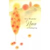 Imagine Happy Thanksgiving Wonderful Niece Autumn Fall Leaves Leaf Greeting