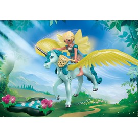 Playmobil Adventures of Ayuma 70809 Crystal Fairy with Unicorn, Toy for Children Ages 7+
