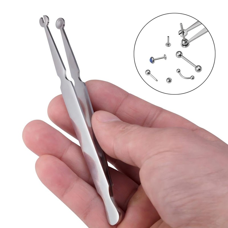 Piercing Ball Holder Pliers - Easy and Convenient Jewelry Changing