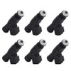 Set of 6 Performance 4-Hole Upgrade Fuel Injectors For 99-04