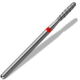 Vnjaoi Nail Drill Bits 3/32 Inch Shank Cuticle Nail Drill Bits Electric File Bit for Nail Drill Cylinder Shape Cuticle Clean Nail Bit for Acrylic Manicure Pedicure Cuticle Gel Polishing (Fine)