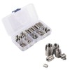50Pcs Self Tapping Screws Stainless Steel Thread Repair Inserts Nut