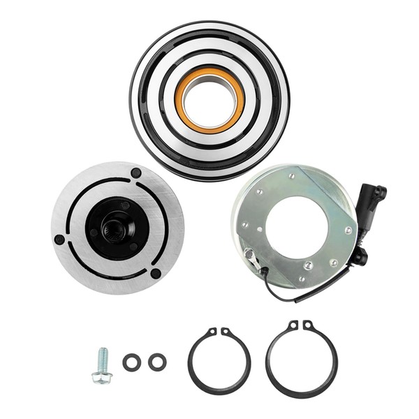 AUTOSITY AC Compressor Clutch, AC Compressor Clutch Kit Pulley Coil