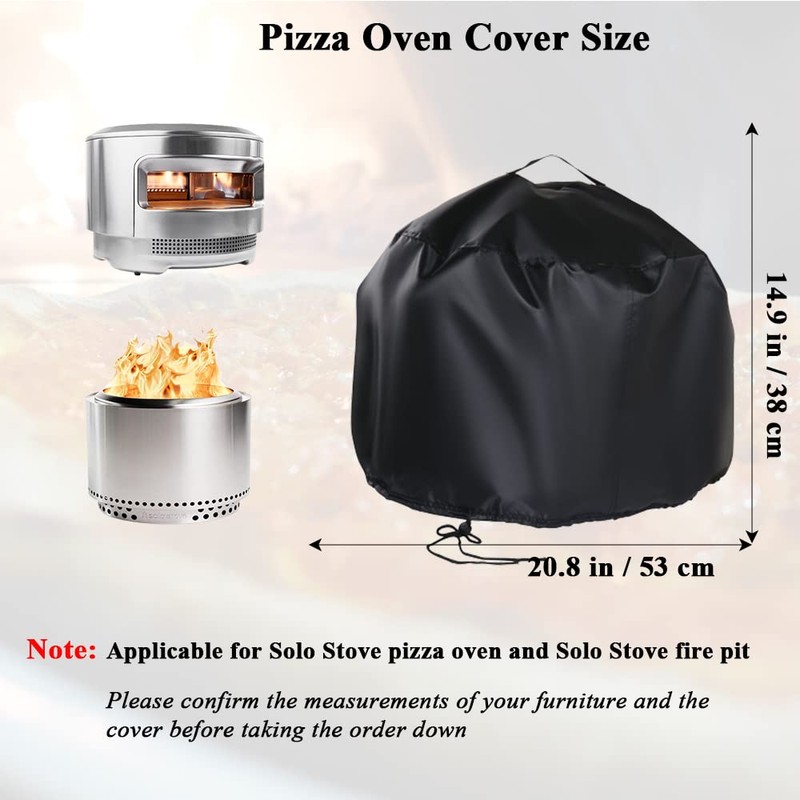 Onlyme Pizza Oven Cover - All Season Waterproof Protective Cover