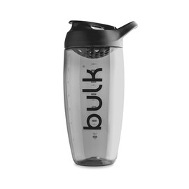 Bulk x Promixx Pursuit Ecozen Shaker - Black - 700 ml - Environmentally Friendly and Shockproof - Leak-proof Lid - Snap-Fit Mixer for Lump-free Shakes - Suitable for Everyday Use